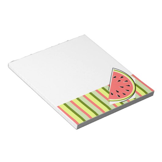 Watermelon Slice Stripe Classic Notitieblok (Schuin)