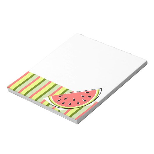 Watermelon Slice Stripe Classic Notitieblok (Linkerzijde)