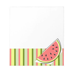 Watermelon Slice Stripe Classic Notitieblok