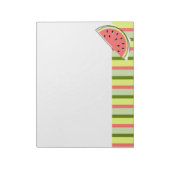 Watermelon Slice Stripe Classic Notitieblok (Linkerzijde)