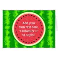 Watermelon Slice Summer Fruit gepersonaliseerd