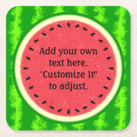 Watermelon Slice Summer Fruit gepersonaliseerd