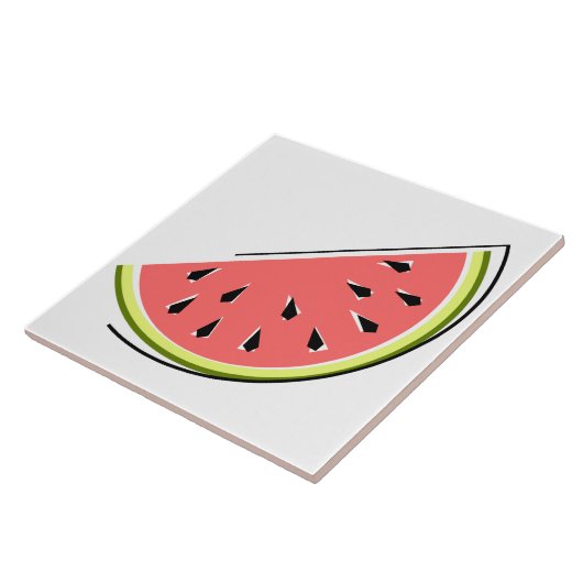 Watermelon Slice Tegeltje (Zijkant)