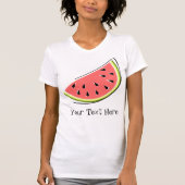 Watermelon Slice 'Text' dames t shirt (Voorkant)