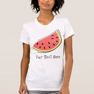 Watermelon Slice 'Text' dames t shirt