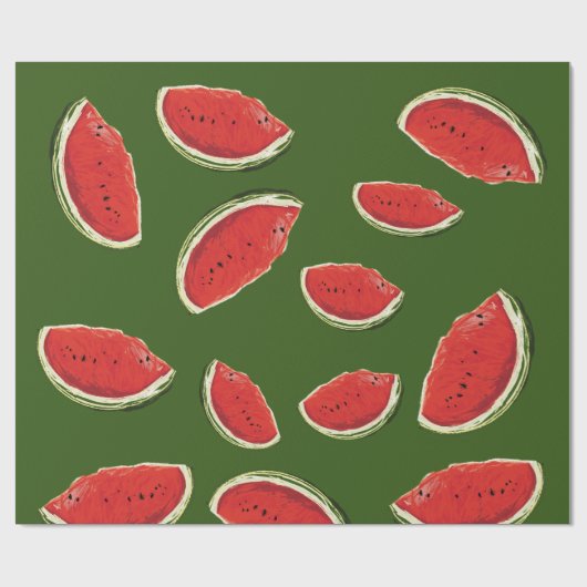 Watermelon Slices Cadeaupapier (Vlak)