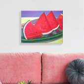 Watermelon Slices Canvas Afdruk (Insitu (Woonkamer))