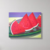 Watermelon Slices Canvas Afdruk (Voorkant)