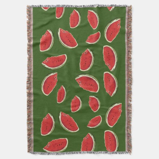 Watermelon Slices Deken (Voorkant Verticaal)