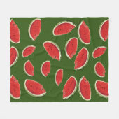 Watermelon Slices Fleece Deken (Voorkant (Horizontaal))