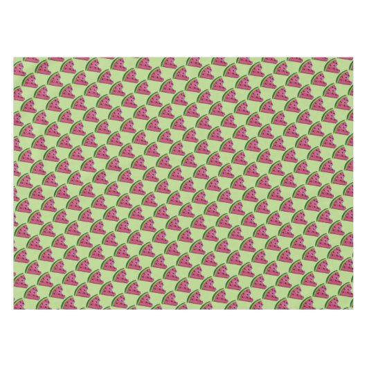 Watermelon Slices Juicy Pink Melon Picnic Print Tafelkleed (Voorkant (Horizontaal))
