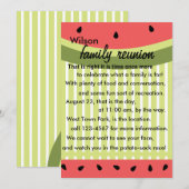 Watermelon Slices Kaart (Voorkant / Achterkant)