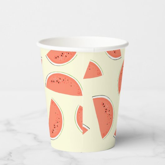 Watermelon Slices Papieren Bekers (Rechts)