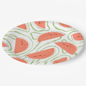 Watermelon Slices Papieren Bordje (Gekanteld)