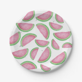 Watermelon Slices Papieren Bordje
