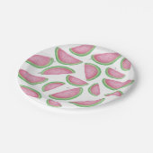 Watermelon Slices Papieren Bordje (Gekanteld)