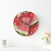 Watermelon Slices Round Wall Clock Grote Klok (Huis)