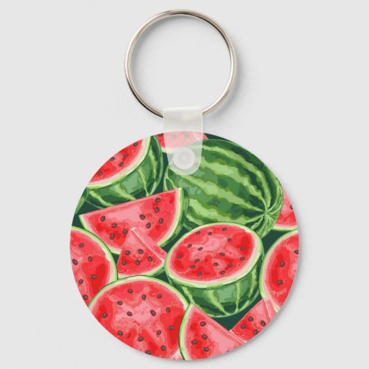 Watermelon Slices Sleutelhanger (Voorkant)