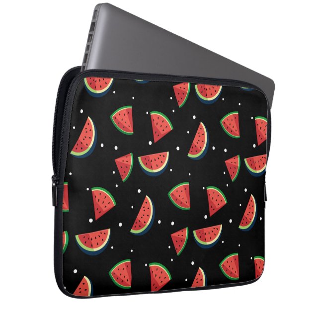 Watermelon Soft Hoesje voor 13-inch laptops Laptop Sleeve (Voorkant Rechts)
