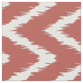 Watermelon Southern Cottage Chevrons Stof (Close Up)