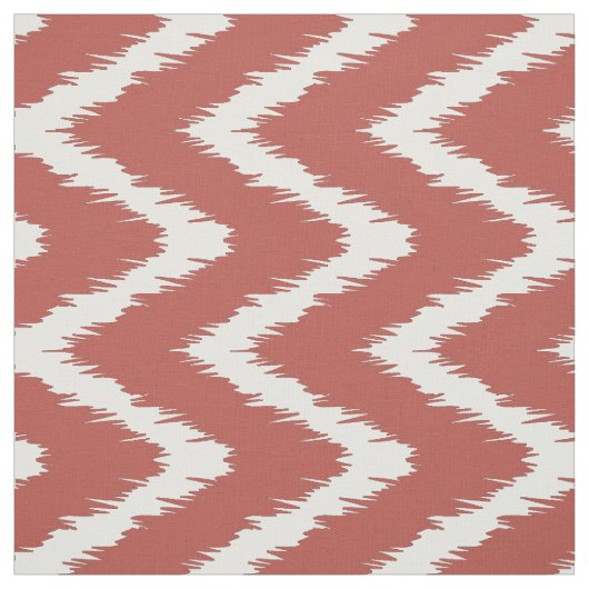 Watermelon Southern Cottage Chevrons Stof (Swatch)