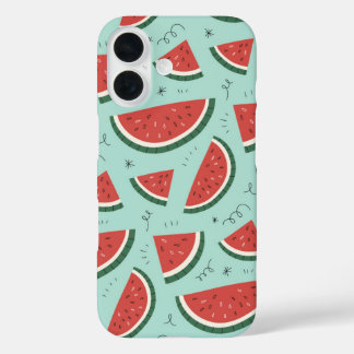 Watermelon Splash iPhone 16 Hoesje