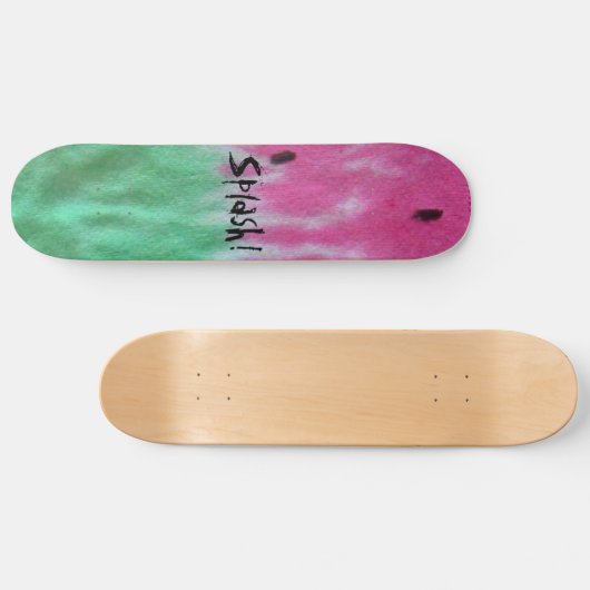 Watermelon Splash. Persoonlijk Skateboard (Horizontaal)
