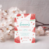 Watermelon Splash Zomer Verjaardagsfeest Kaart