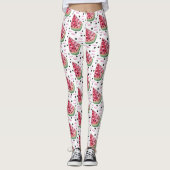 Watermelon star  leggings (Voorkant)