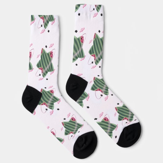 Watermelon Star Planet Sokken (Rechts)