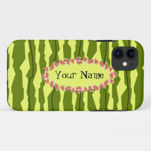Watermelon Stripe oval 'Naam' horizontaal Case-Mate iPhone Case