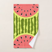 Watermelon Stripe Roze Bad Handdoek (Handdoek)
