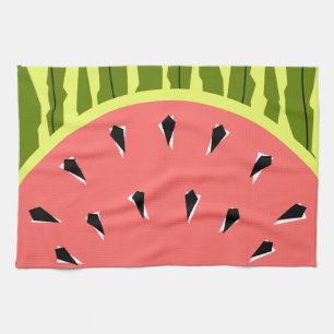 Watermelon Stripe Roze keukenhanddoeken