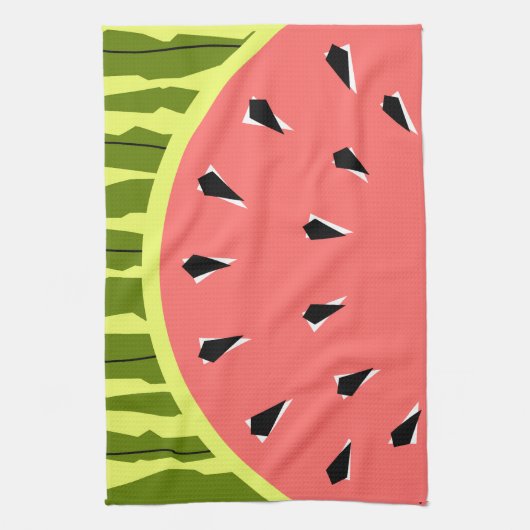 Watermelon Stripe Roze keukenhanddoeken (Verticaal)