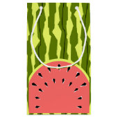 Watermelon Stripe Roze Klein Cadeauzakje (Achterkant)