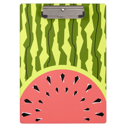 Watermelon Stripe Roze Klembord (Voorkant)