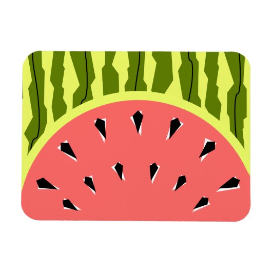 Watermelon Stripe Roze Magneet (Horizontaal)