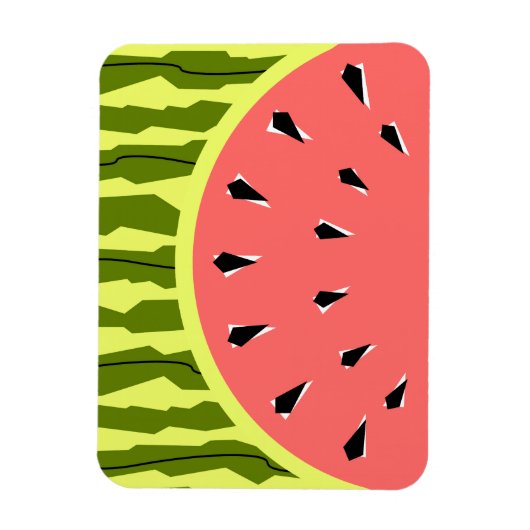 Watermelon Stripe Roze Magneet (Verticaal)