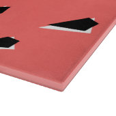 Watermelon Stripe Roze Snijplank (Hoek)