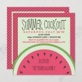 Watermelon Summer Cookout Kaart (Voorkant / Achterkant)