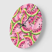 Watermelon Surprise Wall klok (Hoek)