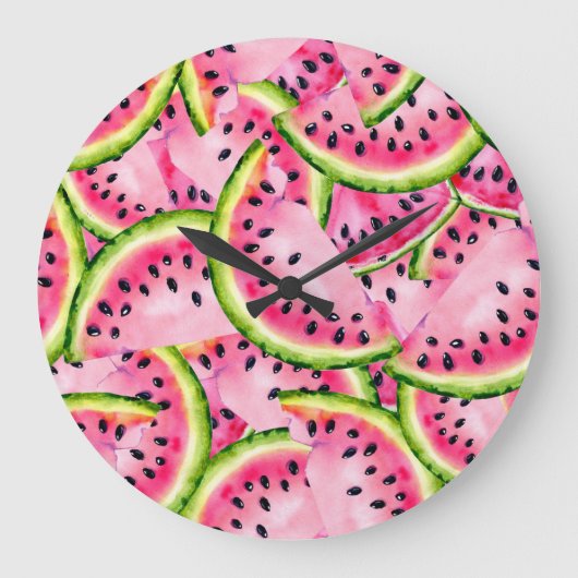 Watermelon Surprise Wall klok (Voorkant)