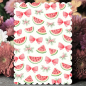 Watermelon Sweet Fairy First Birthday Party Kaart