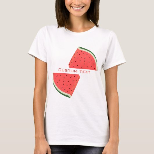 Watermelon T-Shirt Aangepaste Trexnaam (Voorkant)