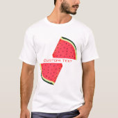 Watermelon T-Shirt Aangepaste Trexnaam (Voorkant)
