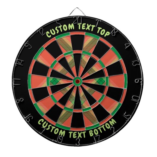 Watermelon Tartan Dart Board Dartbord (Voorkant)