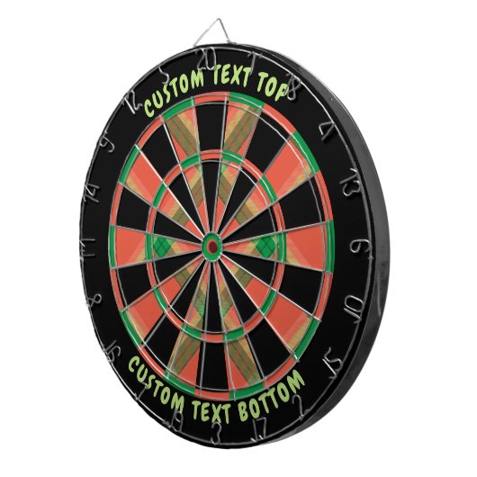 Watermelon Tartan Dart Board Dartbord (Voorkant Rechts)