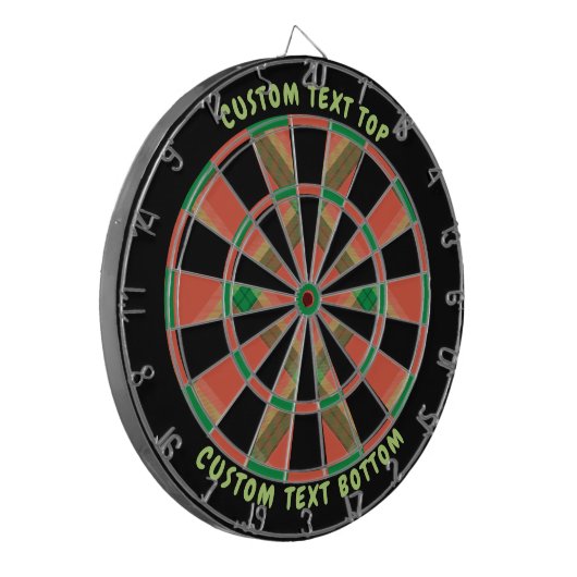 Watermelon Tartan Dart Board Dartbord (Voorkant Links)