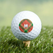 Watermelon Tartan Golf Balls Golfballen (Insitu Shirt)