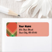 Watermelon Tartan Label (Insitu)